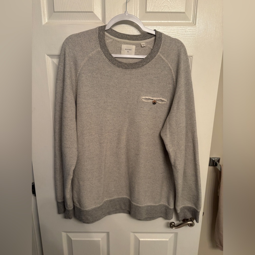 Billy Reid Elbow Patch Knit Sweater
